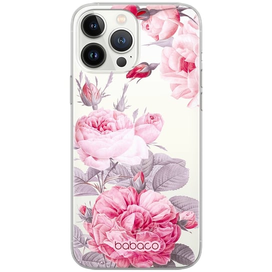 Etui dedykowane do OPPO A94 5G / F19 PRO PLUS 5G / RENO 5Z wzór:  Kwiaty 050 oryginalne i oficjalnie licencjonowane Babaco