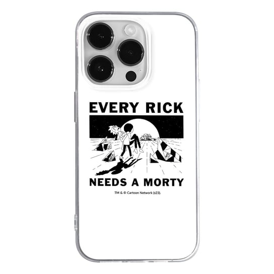 Etui dedykowane do Samsung A14 4G/5G wzór:  Rick i Morty 045 oryginalne i oficjalnie licencjonowane /Rick i Morty ERT Group