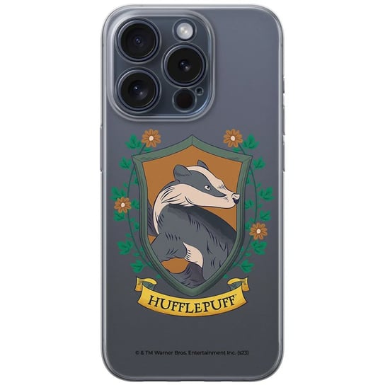 Etui dedykowane do SAMSUNG S24 wzór: Hufflepuff 002oryginalne i oficjalnie licencjonowane ERT Group