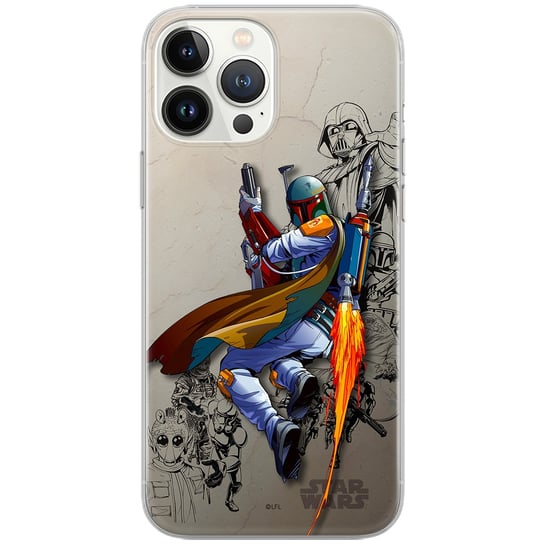 Etui dedykowane do XIAOMI REDMI NOTE 10 5G / POCO M3 PRO wzór:  Boba Fett 003 oryginalne i oficjalnie licencjonowane ERT Group