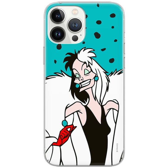 Etui Disney dedykowane do Huawei P SMART 2019 / HONOR 10 LITE, wzór: Cruella 004 Etui całkowicie zadrukowane, oryginalne i oficjalnie licencjonowane ERT Group