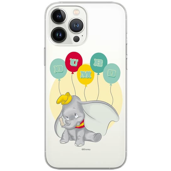 Etui Disney dedykowane do Huawei P Smart Plus 2019, wzór: Dumbo 003 Etui częściowo przeźroczyste, oryginalne i oficjalnie licencjonowane ERT Group