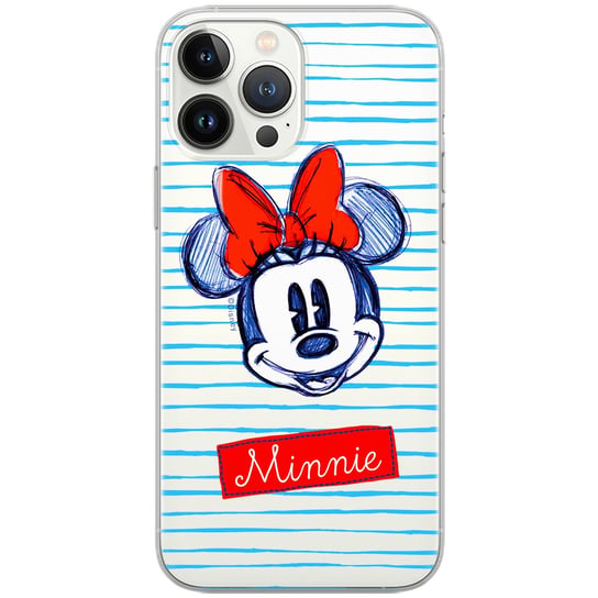 Etui Disney dedykowane do Huawei P Smart Z /Honor9x /Y9 Prime 2019, wzór: Minnie 011 Etui częściowo przeźroczyste, oryginalne i oficjalnie licencjonowane ERT Group