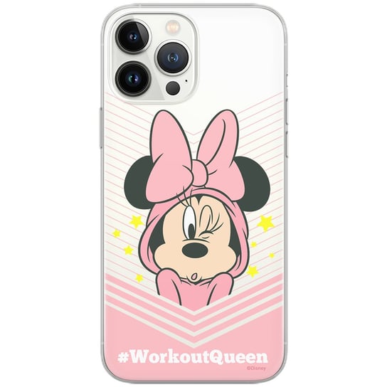 Etui Disney dedykowane do Huawei P10, wzór: Minnie 053 Etui częściowo przeźroczyste, oryginalne i oficjalnie licencjonowane ERT Group