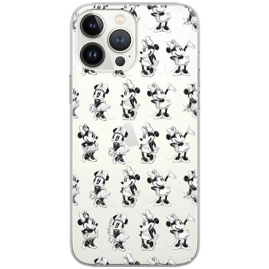 Etui Disney dedykowane do Huawei P40 lite E, wzór: Minnie 018 Etui częściowo przeźroczyste, oryginalne i oficjalnie licencjonowane ERT Group