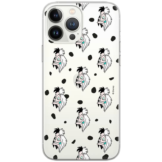 Etui Disney dedykowane do Huawei P40 lite, wzór: Cruella 005 Etui częściowo przeźroczyste, oryginalne i oficjalnie licencjonowane ERT Group