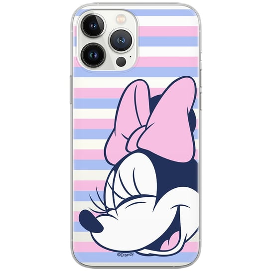 Etui Disney dedykowane do Huawei Y6 PRIME 2018, wzór: Minnie 022 Etui częściowo przeźroczyste, oryginalne i oficjalnie licencjonowane ERT Group