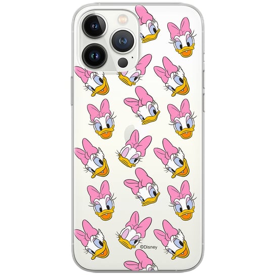 Etui Disney dedykowane do Iphone 12 / 12 PRO, wzór: Daisy 007 Etui częściowo przeźroczyste, oryginalne i oficjalnie licencjonowane Disney