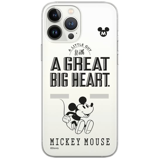 Etui Disney dedykowane do Iphone 12 / 12 PRO, wzór: Mickey 006 Etui częściowo przeźroczyste, oryginalne i oficjalnie licencjonowane Disney