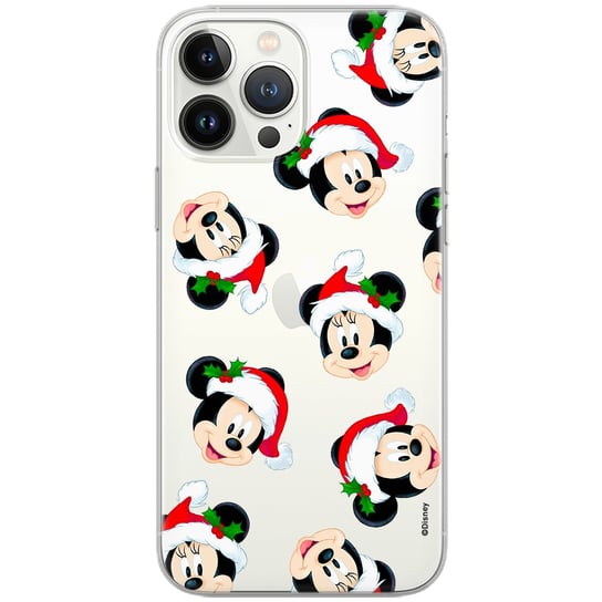 Etui Disney dedykowane do Iphone 12 / 12 PRO, wzór: Mickey i Minnie 016 Etui częściowo przeźroczyste, oryginalne i oficjalnie licencjonowane Disney