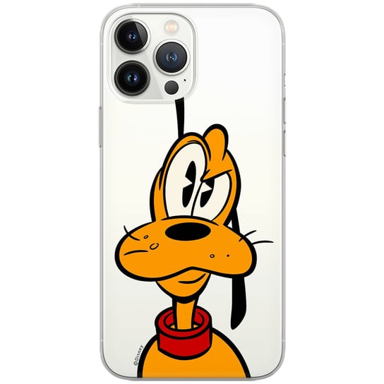 Etui Disney dedykowane do Iphone 12 / 12 PRO, wzór: Pluto 001 Etui częściowo przeźroczyste, oryginalne i oficjalnie licencjonowane Disney