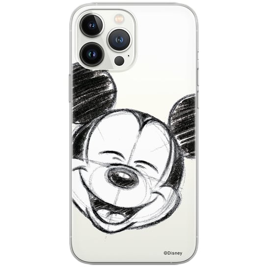 Etui Disney dedykowane do Iphone 12 Mini, wzór: Mickey 016 Etui częściowo przeźroczyste, oryginalne i oficjalnie licencjonowane Disney