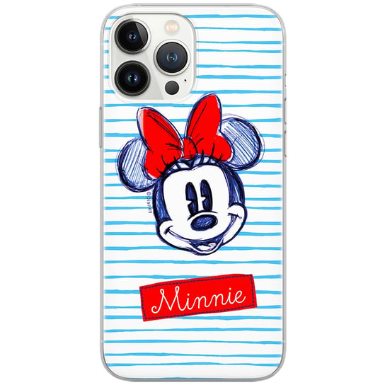 Etui Disney dedykowane do Iphone 12 Mini, wzór: Minnie 011 Etui całkowicie zadrukowane, oryginalne i oficjalnie licencjonowane ERT Group
