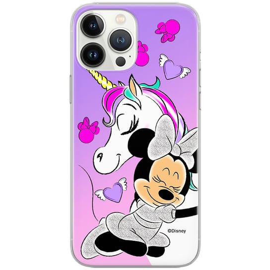 Etui Disney dedykowane do Iphone 12 Mini, wzór: Minnie 036 Etui całkowicie zadrukowane, oryginalne i oficjalnie licencjonowane ERT Group
