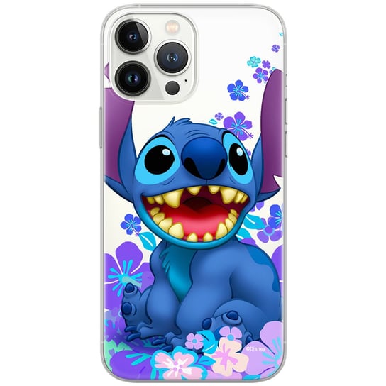 Etui Disney dedykowane do Iphone 12 Mini, wzór: Stich 001 Etui częściowo przeźroczyste, oryginalne i oficjalnie licencjonowane Disney