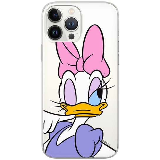 Etui Disney dedykowane do Iphone 12 PRO MAX, wzór: Daisy 003 Etui częściowo przeźroczyste, oryginalne i oficjalnie licencjonowane Disney