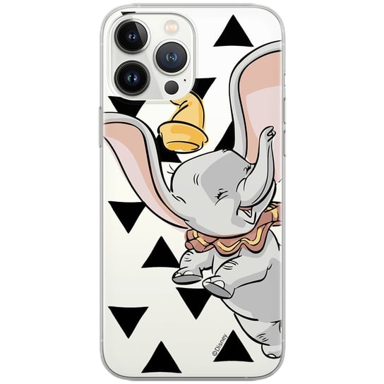 Etui Disney dedykowane do Iphone 12 PRO MAX, wzór: Dumbo 001 Etui częściowo przeźroczyste, oryginalne i oficjalnie licencjonowane Disney