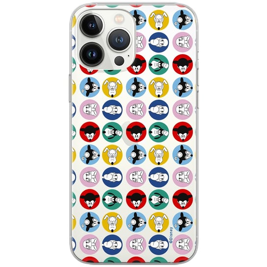 Etui Disney dedykowane do Iphone 12 PRO MAX, wzór: Mickey i Przyjaciele 002 Etui częściowo przeźroczyste, oryginalne i oficjalnie licencjonowane Disney