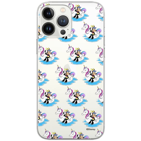 Etui Disney dedykowane do Iphone 12 PRO MAX, wzór: Minnie 030 Etui częściowo przeźroczyste, oryginalne i oficjalnie licencjonowane Disney