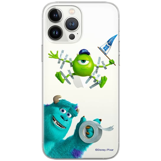 Etui Disney dedykowane do Iphone 12 PRO MAX, wzór: Potwory i Spółka 001 Etui częściowo przeźroczyste, oryginalne i oficjalnie licencjonowane Disney