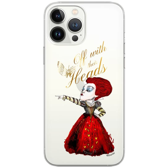 Etui Disney dedykowane do Iphone 13 MINI, wzór: Alicja i Przyjaciele 002 Etui częściowo przeźroczyste, oryginalne i oficjalnie licencjonowane Disney
