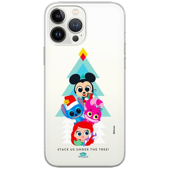 Etui Disney dedykowane do Iphone 13 PRO MAX, wzór: Disney Friends 001 Etui częściowo przeźroczyste, oryginalne i oficjalnie licencjonowane ERT Group