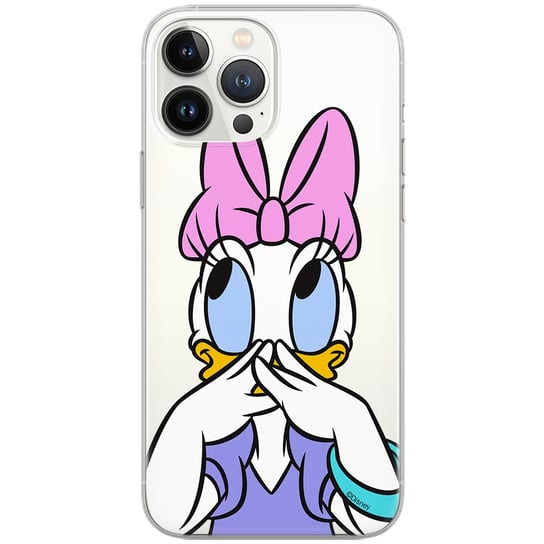 Etui Disney dedykowane do Iphone 13, wzór: Daisy 002 Etui częściowo przeźroczyste, oryginalne i oficjalnie licencjonowane Disney