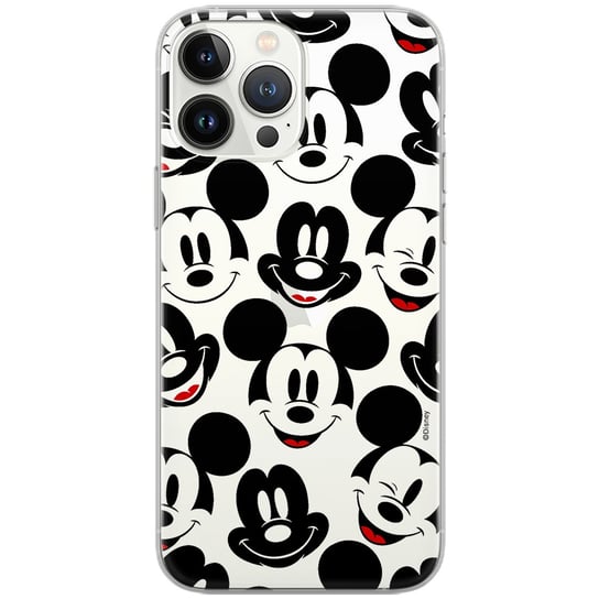 Etui Disney dedykowane do Iphone 6/6S, wzór: Mickey 018 Etui częściowo przeźroczyste, oryginalne i oficjalnie licencjonowane ERT Group