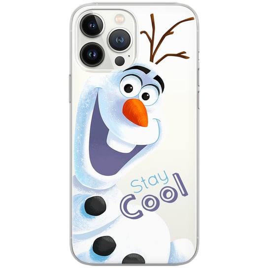 Etui Disney dedykowane do Iphone XR, wzór: Olaf 001 Etui częściowo przeźroczyste, oryginalne i oficjalnie licencjonowane ERT Group