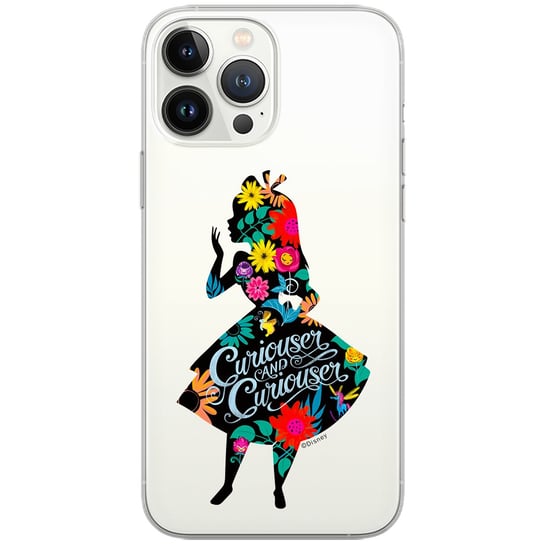 Etui Disney dedykowane do Iphone XS Max, wzór: Alicja 002 Etui częściowo przeźroczyste, oryginalne i oficjalnie licencjonowane ERT Group