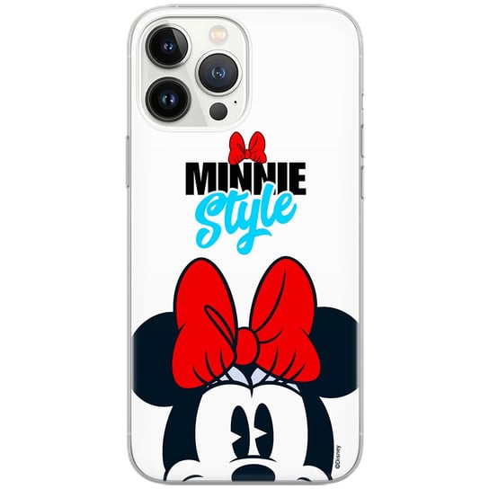 Etui Disney dedykowane do Iphone XS Max, wzór: Minnie 027 Etui całkowicie zadrukowane, oryginalne i oficjalnie licencjonowane ERT Group