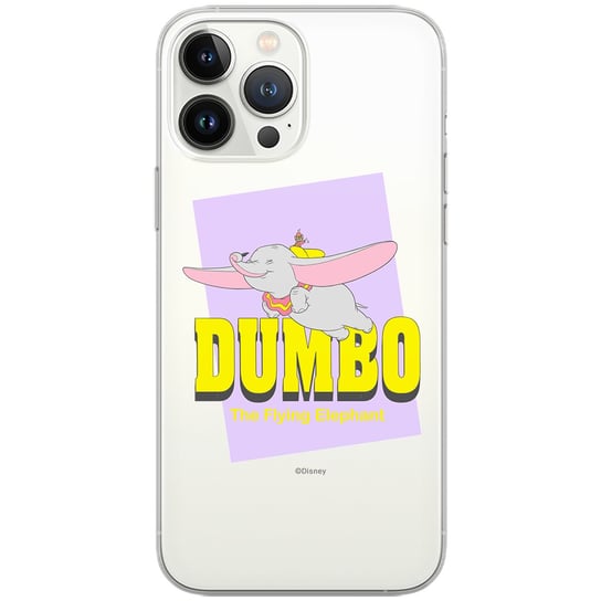Etui Disney dedykowane do Samsung A32 4G LTE, wzór: Dumbo 005 Etui częściowo przeźroczyste, oryginalne i oficjalnie licencjonowane Disney