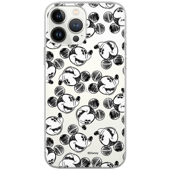 Etui Disney dedykowane do Samsung GALAXY NOTE 20, wzór: Mickey 025 Etui częściowo przeźroczyste, oryginalne i oficjalnie licencjonowane ERT Group