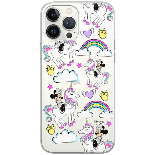 Etui Disney dedykowane do Samsung J4 PLUS, wzór: Minnie 037 Etui częściowo przeźroczyste, oryginalne i oficjalnie licencjonowane ERT Group