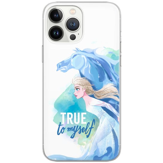 Etui Disney dedykowane do Samsung J6 2018, wzór: Elsa 012 Etui całkowicie zadrukowane, oryginalne i oficjalnie licencjonowane Disney