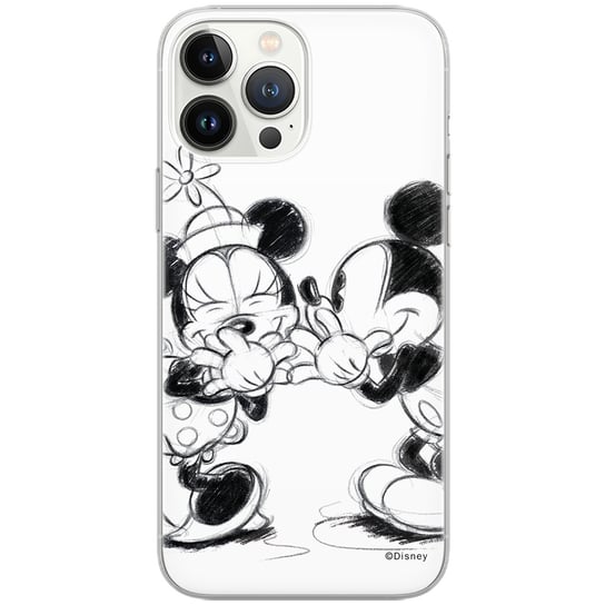 Etui Disney dedykowane do Samsung J6 2018, wzór: Mickey i Minnie 010 Etui całkowicie zadrukowane, oryginalne i oficjalnie licencjonowane Disney
