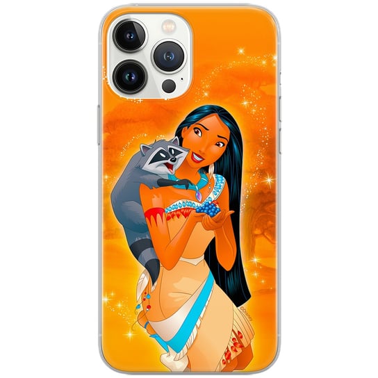 Etui Disney dedykowane do Samsung J6 2018, wzór: Pocahontas i Meeko 001 Etui całkowicie zadrukowane, oryginalne i oficjalnie licencjonowane Disney