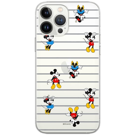Etui Disney dedykowane do Xiaomi REDMI 10 / REDMI NOTE 11 4G, wzór: Mickey i Minnie 007 Etui częściowo przeźroczyste, oryginalne i oficjalnie licencjonowane ERT Group