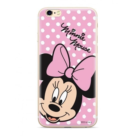 Etui Disney z nadrukiem Minnie 008, iPhone XR różowy (DPCMIN7528) Disney