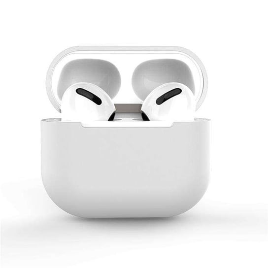 Etui do AirPods 3 silikonowy miękki pokrowiec na słuchawki biały (case C) Apple