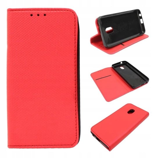 Etui do Alcatel 1C 2019 Smart Magnet czerwone Obudowa Pokrowiec GSM-HURT