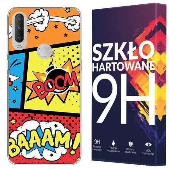 Etui Do Alcatel 1S 2020 Artcase 0.3Mm + Szkło 9H Kreatui