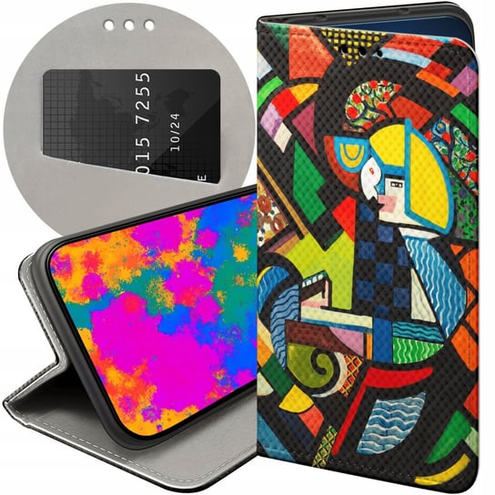 ETUI DO ALCATEL 1S 2021 / 3L 2021 WZORY KUBIZM ABSTRAKCJONIZM GEOMETRIA Alcatel