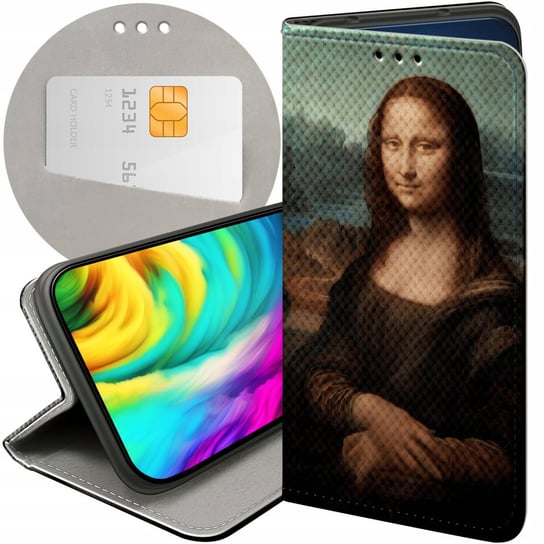 ETUI DO ALCATEL 1S 2021 / 3L 2021 WZORY LEONARDO DA VINCI MONA ŁASICZKA Alcatel