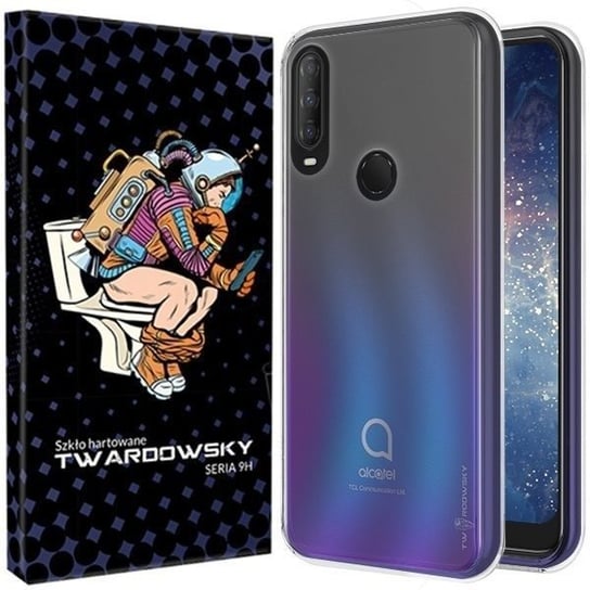 ETUI DO ALCATEL 3L 2020 TWARDOWSKY LESS + SZKŁO 9H TWARDOWSKY