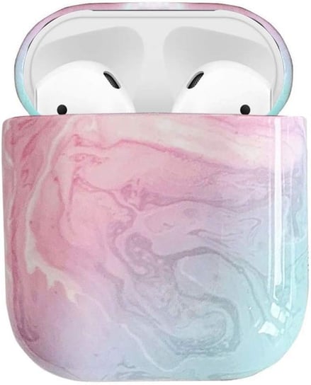 ETUI DO APPLE AIRPODS 1 i 2-GENERACJI CASE SOLIDNY TWARDY WIELOKOLOROWY Inna marka