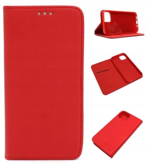 Etui do Apple iPhone 13 Pro Smart Magnet pokrowiec case portfel czerwone GSM-HURT