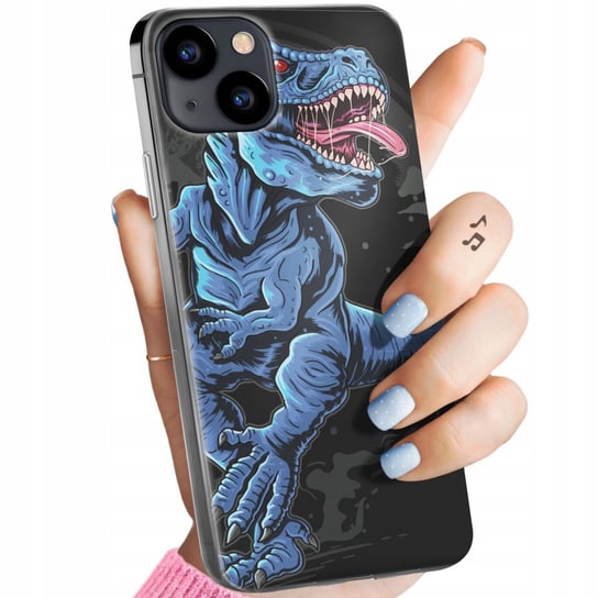 Etui Do Apple Iphone 13 Wzory Dinozaury Reptilia Prehistoryczne Obudowa Apple