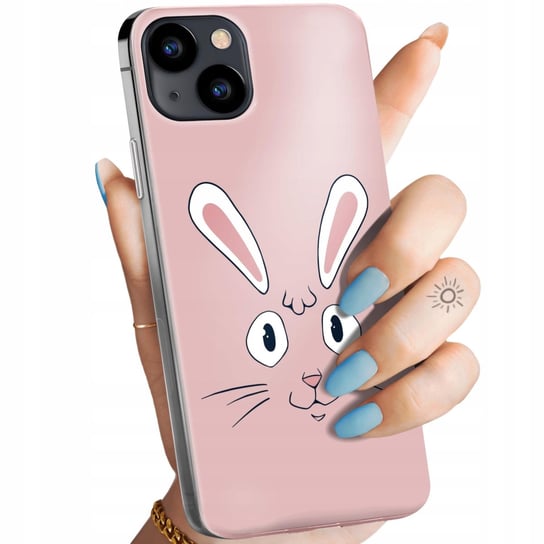 Etui Do Apple Iphone 13 Wzory Królik Zając Bunny Obudowa Pokrowiec Case Apple