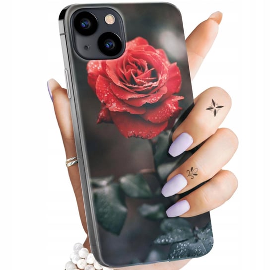 Etui Do Apple Iphone 13 Wzory Róża Z Różą Rose Obudowa Pokrowiec Case Apple